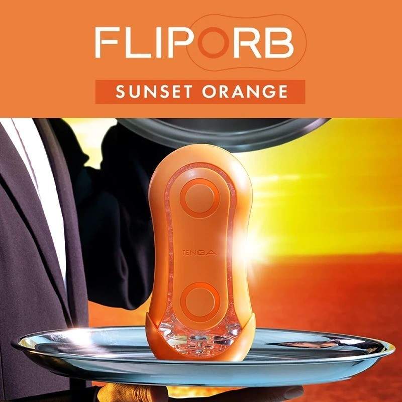 Tenga - Flip Orb Masturbaator Sunset Orange