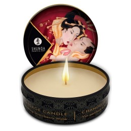 Shunga Massage Candle 30 ml Sparkling Strawberry Wine