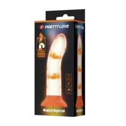 Pretty Love - Magical Nightfall Dildo Luminous Orange