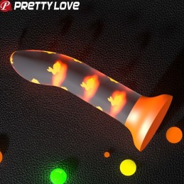 Pretty Love - Magical Nightfall Dildo Luminous Orange