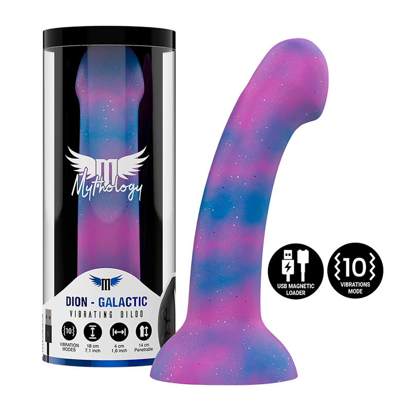 Mythology - Dion Galactic Dildo M Vibrator Watchme Wireless Technology Compatible