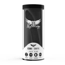 Mythology Cobi Onyx Анальный Дилдо С Кольцами Для Члена И Яичек