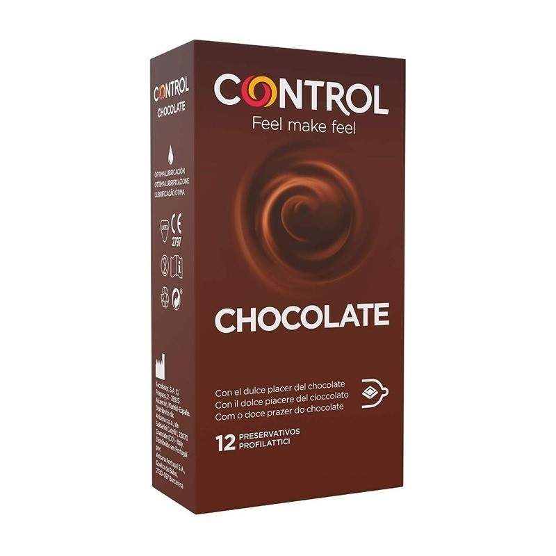 Control - Adapta Chocolate Condoms 12 Units