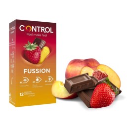 Control - Fussion Condoms 12 Units Презервативы с Разными Вкусами