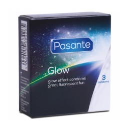 Pasante - Glow Светящиеся в Темноте Презервативы 3шт