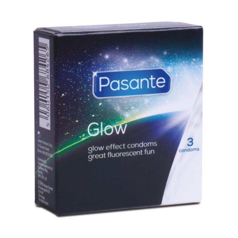 Pasante - Glow Condoms 3pcs