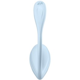 KANTAV VIBRAATOR RAKENDUSEGA - SATISFYER SMOOTH PETAL TAEVASININE