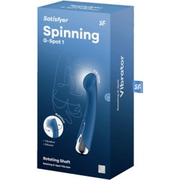 SATISFYER VIBRATOR - SPINNING G-SPOT 1 ROTATOR BLUE