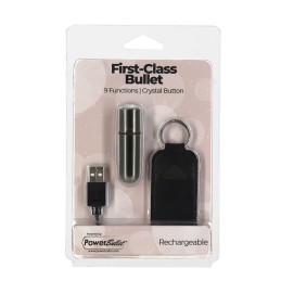 Powerbullet - First Class Mini Bullet With Crystal 9 Functions Black