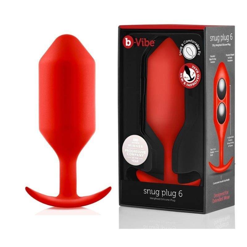 B-Vibe - Snug Plug 6 Red