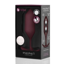 B-Vibe - Snug Plug 5 Dark Red