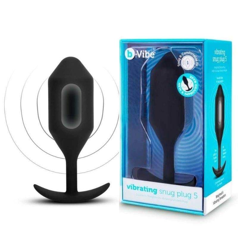 B-Vibe - Vibrating Snug Plug 5 (XXL) Black