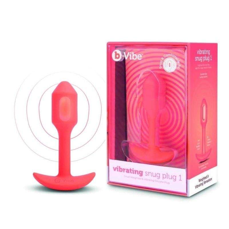 B-Vibe - Vibrating Snug Plug 1 (S) Orange