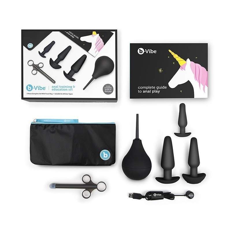 B-VIBE - ANAL TRAINING & EDUCATION SET BLACK