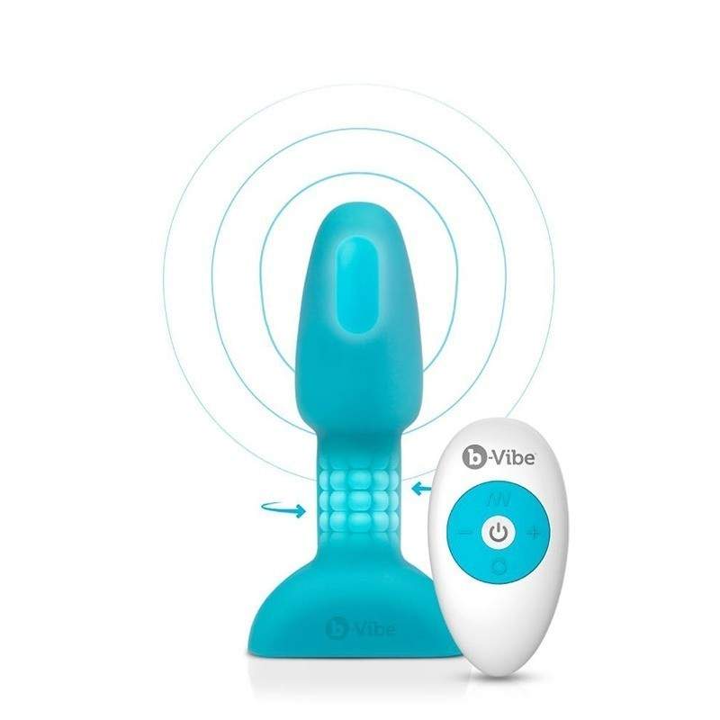 B-Vibe - Rimming Petite Remote Control Plug Teal