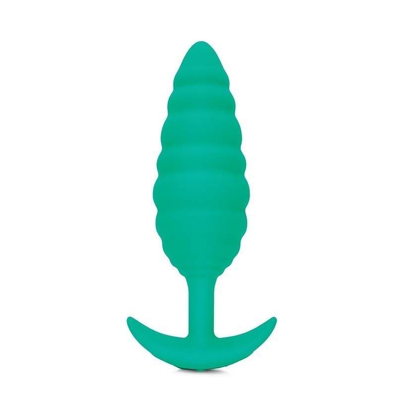 B-Vibe - Texture Vibrating Plug Twist Green Large