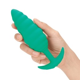 B-Vibe - Texture Vibrating Plug Twist Green Large