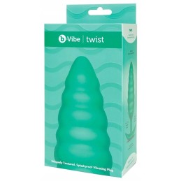 B-Vibe - Texture Vibrating Plug Twist Green Large