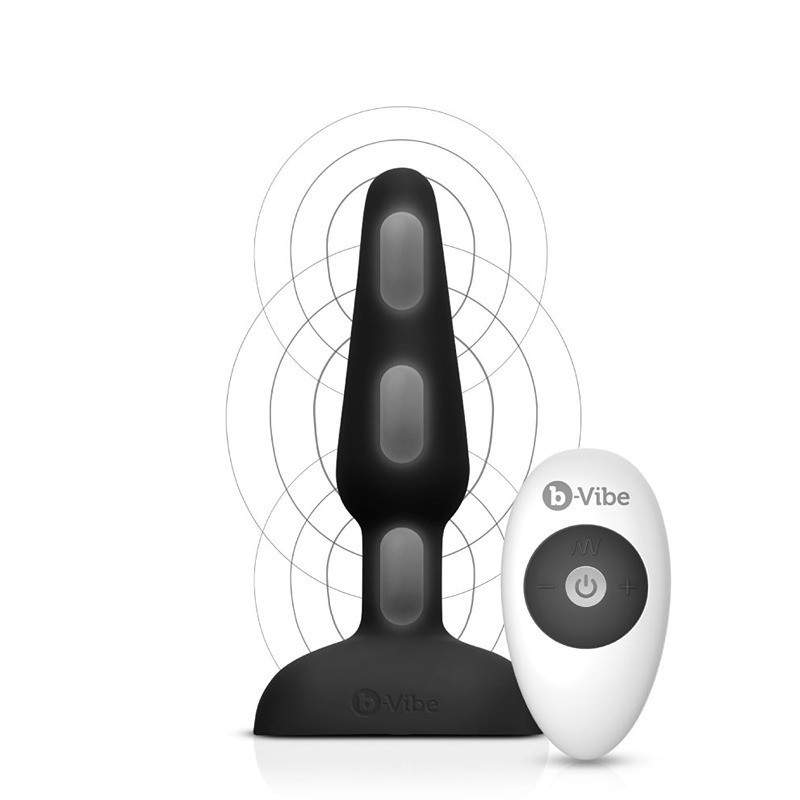 B-Vibe - Trio Remote Control Butt Plug Black