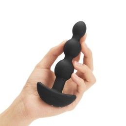 B-Vibe - Triplet Vibrating Anal Beads Black With Remote