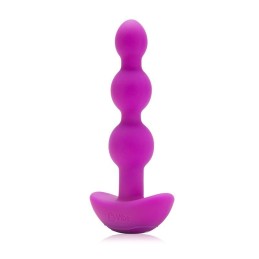 B-Vibe - Triplet Vibrating Anal Beads With Remote Control Fuchsia