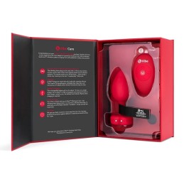 B-Vibe - Vibrating Heart Plug M/L Red With Remote Control