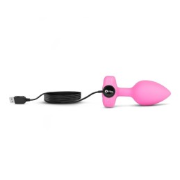 B-Vibe - Vibrating Heart Plug S/M Pink Remote Control