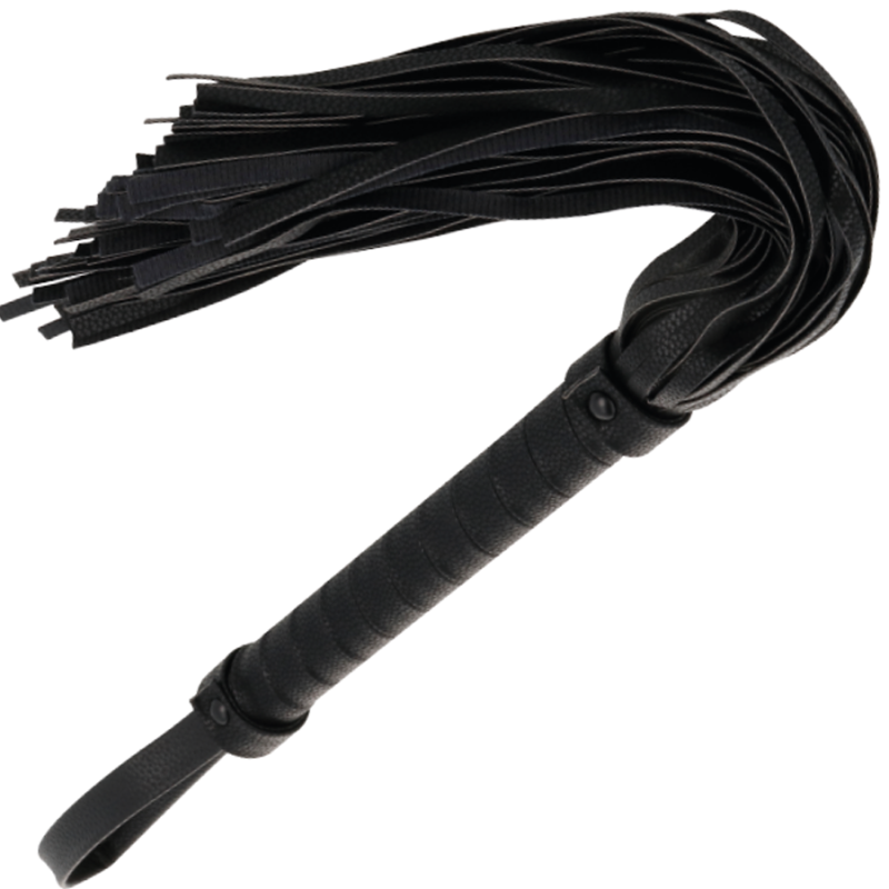 Darkness - Black Bondage Whip 42cm Leather