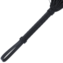 Darkness - Black Bondage Whip 42cm Leather