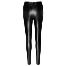 Noir Handmade - Slim-fit Trousers In Trendy Snakeskin Look