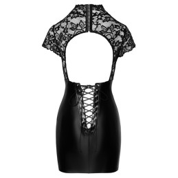 Noir Handmade - Dress With Lace Top And Matt Shiny Powerwetlook Skirt