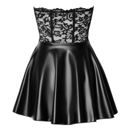 Noir Handmade - Strapless Corset Dress With Powerwetlook Skirt