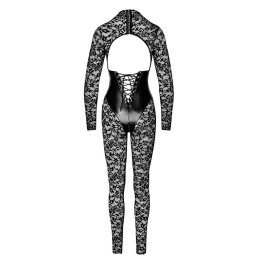 Noir Handmade - Enigma Lace Catsuit With Underbust Bodice