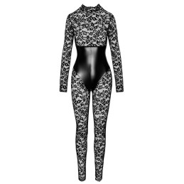 Noir Handmade - Enigma Lace Catsuit With Underbust Bodice