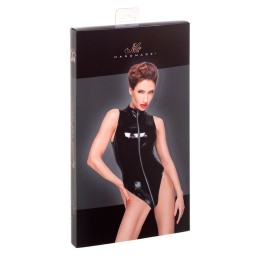 Noir Handmade - Pvc Body With Deep Cut Shoulder Line And Long Metal 3-way