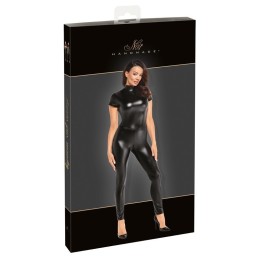 Noir Handmade - Powerwetlook Jumpsuit With Short Sleeves