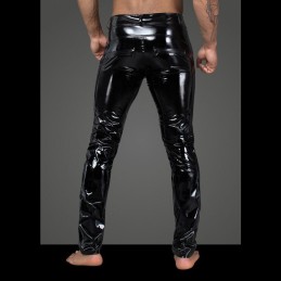 Noir Handmade - Men's long pants made of elastic PVC Size L