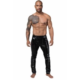 Noir Handmade - Men's long pants made of elastic PVC Size L