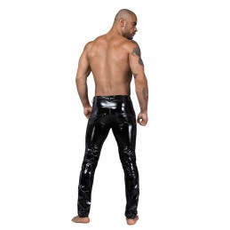 Noir Handmade - Men's long pants made of elastic PVC Size L