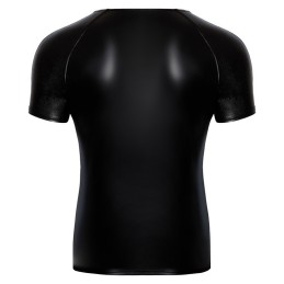 Noir Handmade - Wetlook T-shirt With Snake Wetlook Sleeves