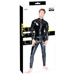 Black Level - Vinyl Jumpsuit With a 3-way Metal Zip