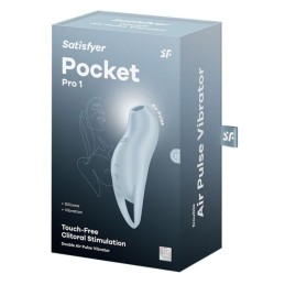 Satisfyer - Kliitoristimulaator Pocket Pro 1 Light Blue