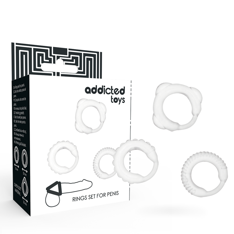 Addicted Toys - C-ring Set Clear