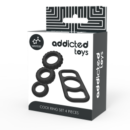 Addicted Toys - Peeniserõngaste Komplekt 4tk