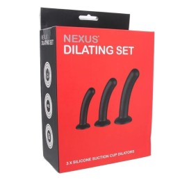 Nexus - Dilator Set Silicone Anal Dildos (S,M,L) Black