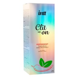Intt - Clit Me On Vedel Vibraator Sprei Peppermint 12ml