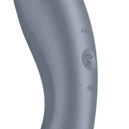 SATISFYER - CURVY TRINITY 1 AIR PULSE VIBRATION GREY