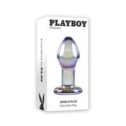 Playboy - Anaaltapp Läbipaistev Jewels