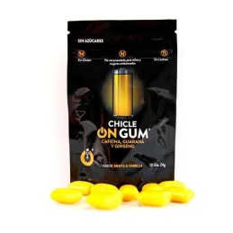 WUG GUM - ON CAFFEINE, GINSENG AND GUARANA GUM 10 UNITS