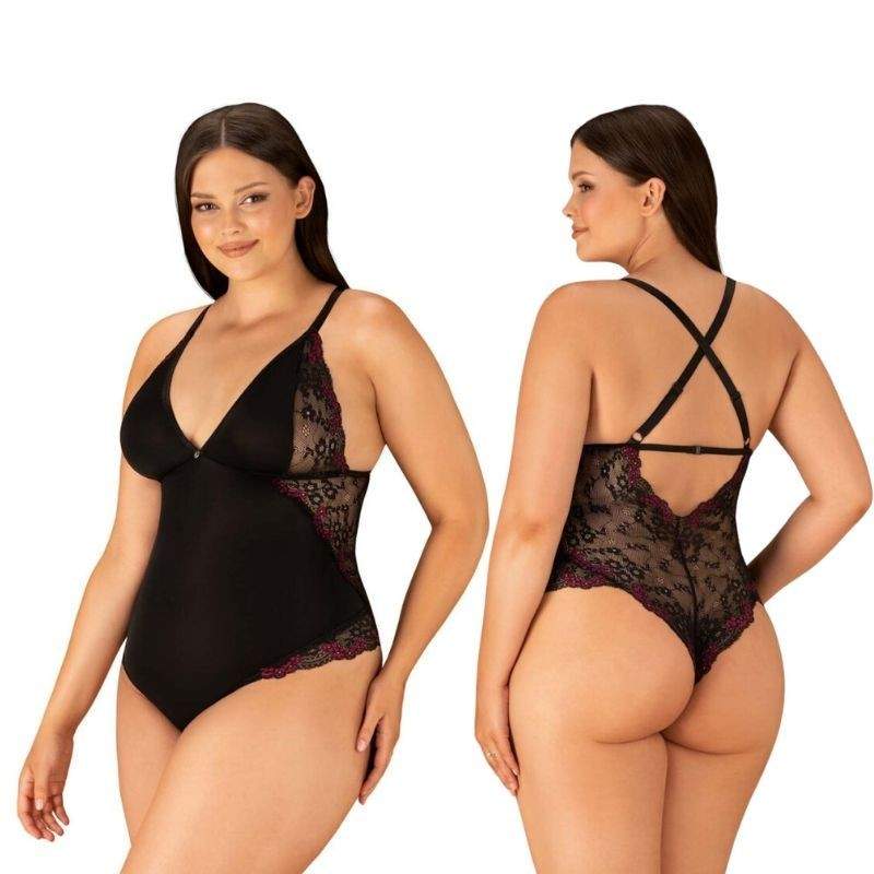 Obsessive - Vanessme Teddy Black 2XL/3XL